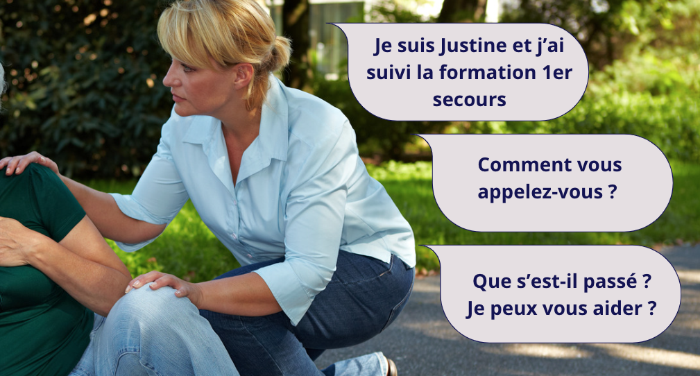 Aborder une victime picto